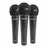 Set De 3 Microfonos C/estuche Y Clamps Dm800 Proel Dm800kit