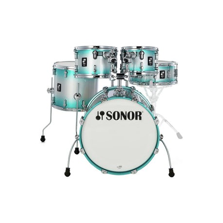Batería De 5 Pzas Aqua Silver Burst, Sonor Aq2 Stage Set
