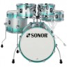 Batería De 5 Pzas Aqua Silver Burst, Sonor Aq2 Stage Set