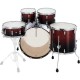 Batería De 5 Pzas Color Cafe Sonor Aq2 Stage Set Bwn