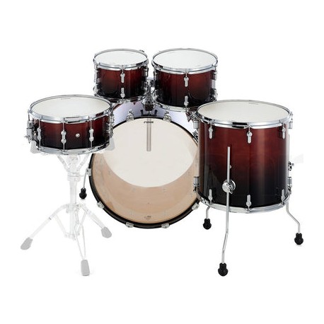 Batería De 5 Pzas Color Cafe Sonor Aq2 Stage Set Bwn