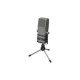 Behringer Bv44 Micrófono Vintage Broadcast Usb Para Estudio Color Plateado