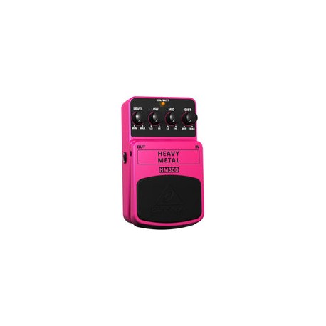 Behringer Hm-300 Heavy Metal Pedal Guitarra Color Rosa