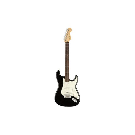 Guitarra Eléctrica Fender Player Stratocaster De Aliso 2010 Black Brillante Con Diapasón De Granadillo Brasileño