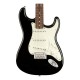 Guitarra Eléctrica Fender Player Stratocaster De Aliso 2010 Black Brillante Con Diapasón De Granadillo Brasileño