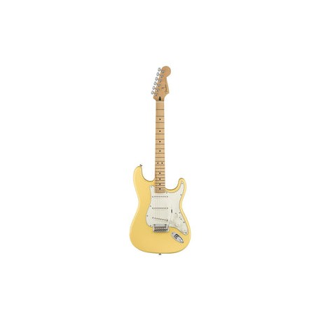 Guitarra Eléctrica Fender Player Stratocaster De Aliso 2010 Buttercream Brillante Con Diapasón De Arce