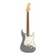 Guitarra Eléctrica Fender Player Stratocaster De Aliso Silver Brillante Con Diapasón De Granadillo Brasileño