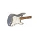 Guitarra Eléctrica Fender Player Stratocaster De Aliso Silver Brillante Con Diapasón De Granadillo Brasileño
