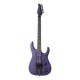 Guitarra Eléctrica Schecter Banshee Gt Fr De Caoba Satin Trans Purple Con Diapasón De Ébano