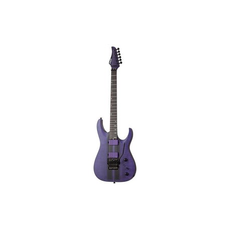 Guitarra Eléctrica Schecter Banshee Gt Fr De Caoba Satin Trans Purple Con Diapasón De Ébano