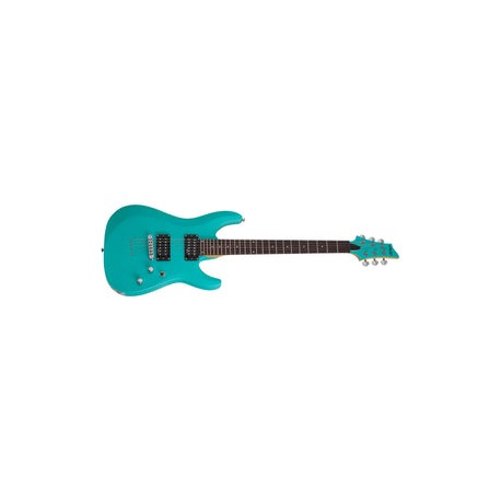 Guitarra Electrica Schecter C-6 Deluxe Satin Aqua Saq