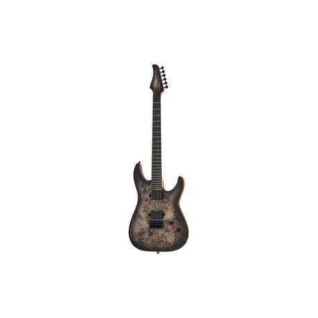 Guitarra Eléctrica Schecter C-6 Pro De Arce Charcoal Burst Con Diapasón De Wengué