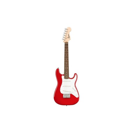 Guitarra Eléctrica Infantil Squier By Fender Mini Stratocaster De Álamo Dakota Red Brillante Con Diapasón De Laurel Indio