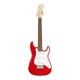 Guitarra Eléctrica Infantil Squier By Fender Mini Stratocaster De Álamo Dakota Red Brillante Con Diapasón De Laurel Indio