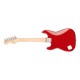 Guitarra Eléctrica Infantil Squier By Fender Mini Stratocaster De Álamo Dakota Red Brillante Con Diapasón De Laurel Indio