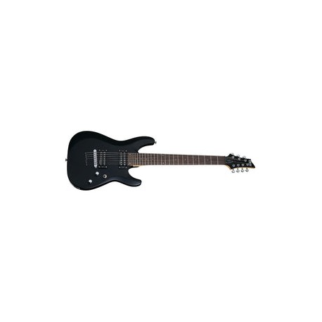 Guitarra Eléctrica Negro Satin 7 Cuerdas Schecter C7 Deluxe