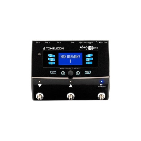Pedal De Efecto Tc Helicon Play Acoustic  Negro